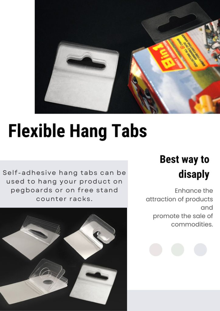 Plastic Flexible Delta Hang Tabs