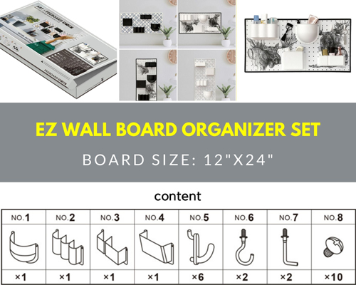 EZ Wall board organizer set
