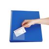 easy presentations pp clear plastic card pockets