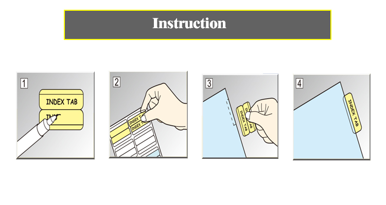 adhesive index tab