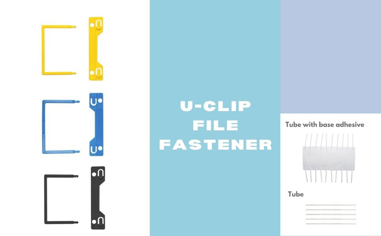 self adhesive u clip fastener for office